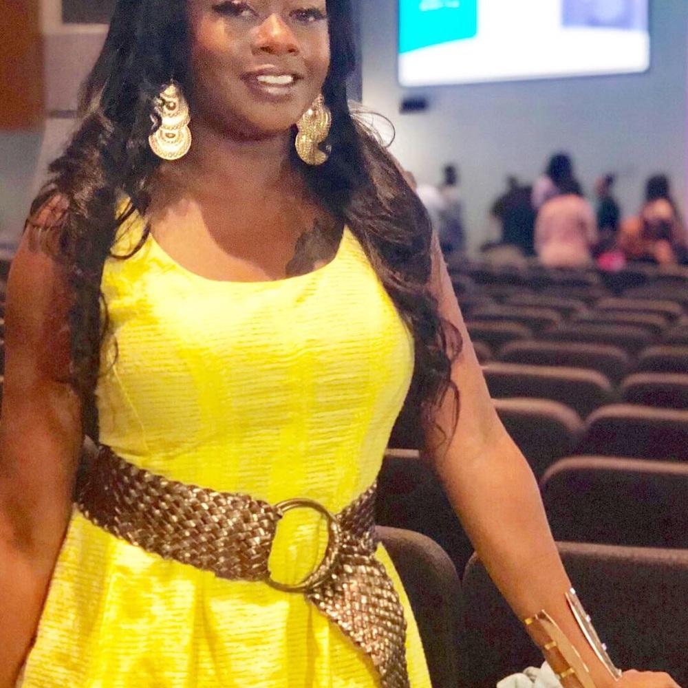 Yellow Calvin Klein sundress